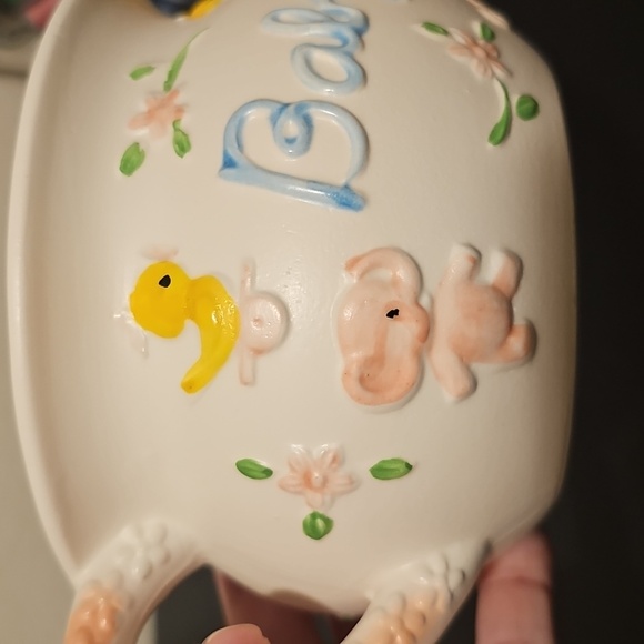 Vintage Napcoware Import Japan Baby Themed Ceramic Planter - Picture 6 of 8